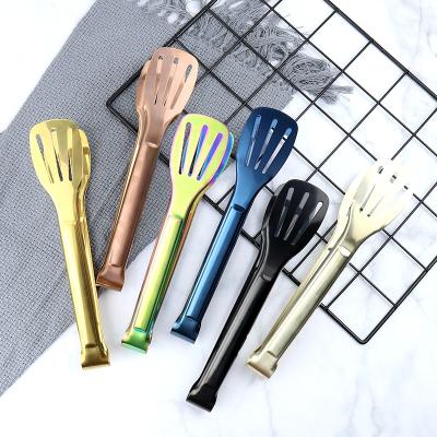 China Sustainable Professional Food Grade Stainless Steel Kitchen Utensil Sets Food Tongs for sale