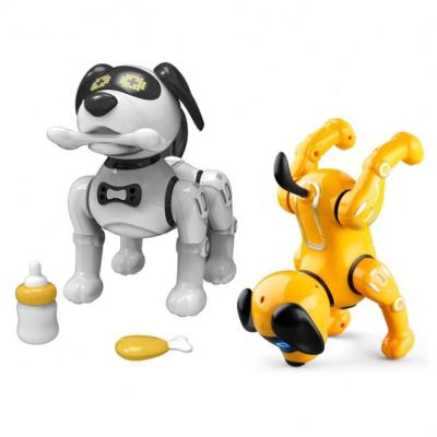 China Toy R19 RC Robot Dog Toy Interactive Singing Dancing Remote Control Battery Operated Puppy Smart Robot Christmas Toys for sale