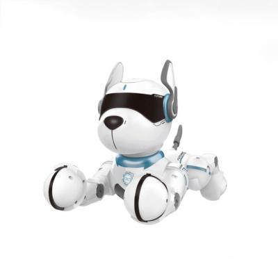 China rc pet kids voice control robot eco-friendly material smart animal toy smart walking dog for sale