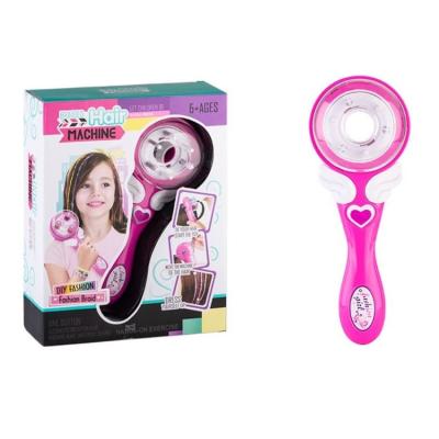 China Christmas Plastic Toys Hot Selling Girls Automatic Pretend Magic Toy Hair Braiding Machine DIY Braid Twist Hair Braider Styling Tool for sale