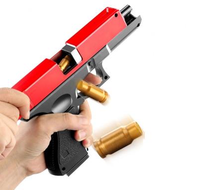 China Loading 2022 Hot Selling Manual Toy Gun Shell Ejection Soft Amazon Bullet Gun Toy Gun Plastic Toy Gun M1911 Small Pistol for sale