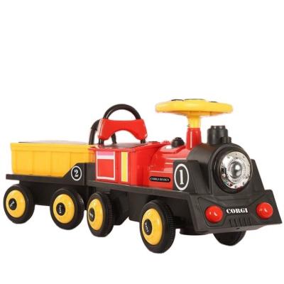 China Ride On Toy Ride On Electric Car Kids Train For Children With Cool Light Baby Toys for sale