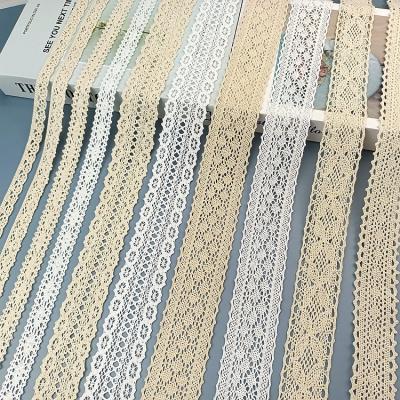 China 100% Sustainable Cotton Crochet Lace Trim For Clothing for sale