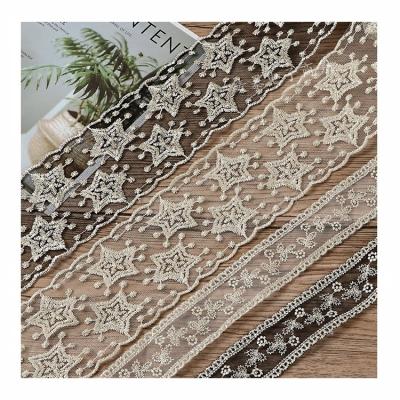 China Wholesale viable jewelry bow head lace DIY embroidery thread gold all-match clothing home textile accessories for sale