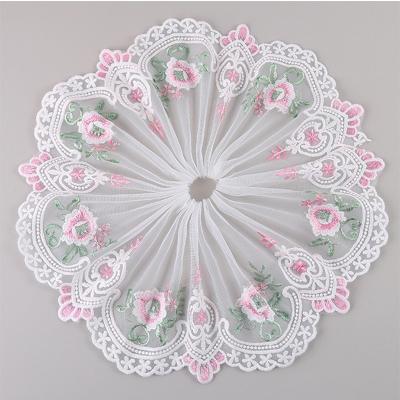 China 22cm Viable Border Chemical Embroidery Lace Trimming For Baby - Doll Accessories for sale