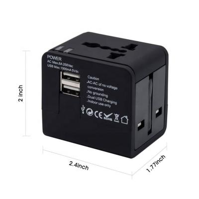 China Universal Residential/Multi-Purpose Travel Fast Charging Adapter with US UK Europe Australia Plug for Travel Essential for sale