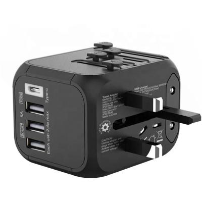 China Multi-Nation Travel Adapter With Universal USB Charger Travel Gifts Travel Adapter Wall Charger EU EU UK USA AC Plug In 3 USB Accessories All In One adapters one for sale