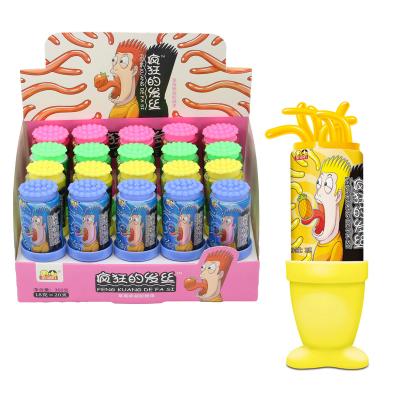 China New Item Laser Material Gel Hair Laser Material Rotating Jelly Creative Syrup Jam Sweet Squeeze Liquid Candy Funny Candy Normal Crazy Liquid Candy for sale