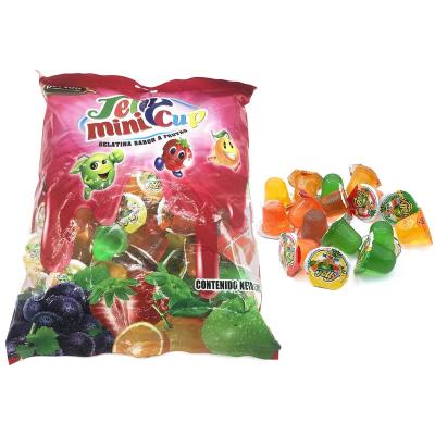 China Natural Bag Packing Fruit Mixed Flavor Crystal Jelly Pudding Candy Cup for sale