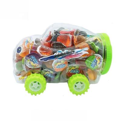 China Normal Cartoon Car Shape Assorted Fruit Flavor Jelly Pudding Candy for sale