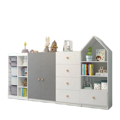 China Modern Children's Chest Of Drawers Kids Wardrobe Babies Locker Storage Cabinet for sale