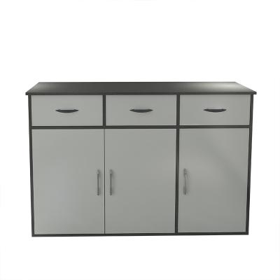 China Home 3 Door Locker Dorm Furniture / Dormitory Workers Wooden Lockers for sale