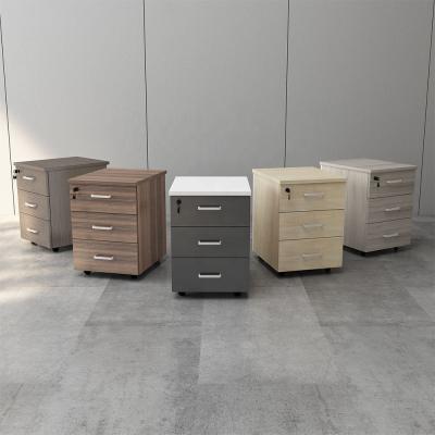 China Hot Selling Home Office Furniture Wooden File Cabinet Drawer Mobile Cabinet Under Table Desk Drawer Cabinet for sale