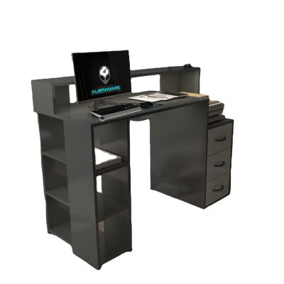 China (Other) Adjustable Desktop Computer Table Design With Shelf Study With Computer Table for sale