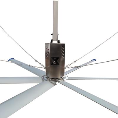 China 20ft HVLS Workshop Fan 6 Big Blades Industrial Style Ceiling Fan for sale