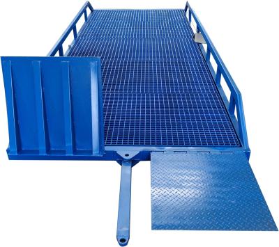 China Convenience 10 Ton Loading Ramp Truck Ramp Dock Leveler Easy Hydraulic Ramp Mobile Safety Operation Dock Lift Table for sale