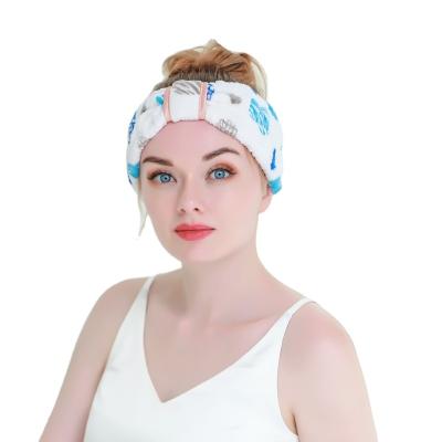 China Fashion New Product Wash Headband Women Soft Head Facial Makeup Tape For Washing Face for sale