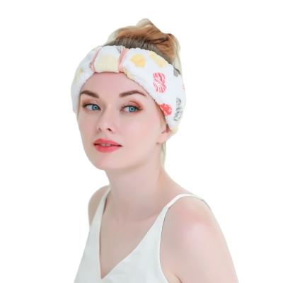 China Wholesale Fashion Headband Accessories Plush Makeup Wash Face Hair Band SPA For Women for sale