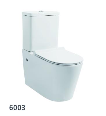 China Double-Flow High Quality Wholesale Ceramic Lavatory Two Piece Toilet for sale