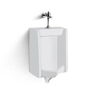 China Hot Selling Modern Hot Selling Man Use Urinal Ceramic Bowl Manual Wall Mounted Urinal For Bathroom for sale