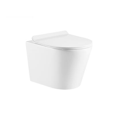 China High Quality Cost Effective Double-Flow Ceramic Washroom Wall One-Piece HungToilet for sale