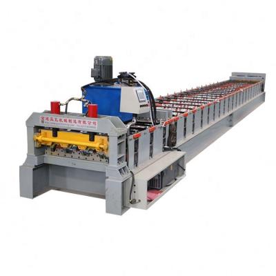 China Building material shops color wall and roof deck building material machinery steel roll forming machine for sale