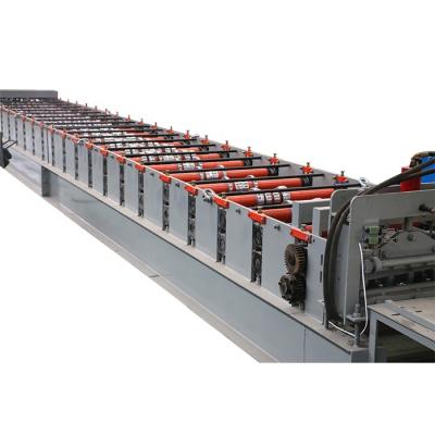 China Building Material Stores Factory Direct Galvanized Steel Roof Decking Sheet Purlin Roll Forming Machine for sale