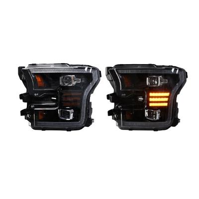 China New Front Head Lamp PP+PC YH 2022 Model Lamps For Ford F150 Raptor Headlight 2015-2020 for sale