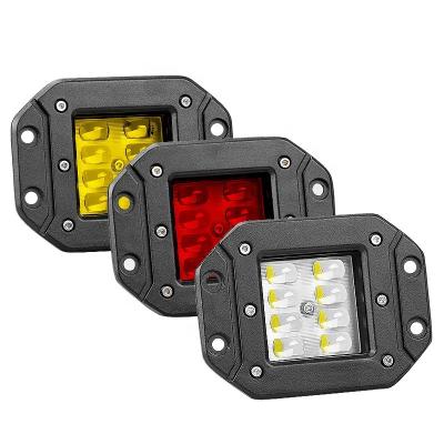 China YH 144W Universal Aluminum Car Led Work Light Waterproof Yellow/Red/White 4WD SUV 4x4 Cars Trucks Led Work Light for sale