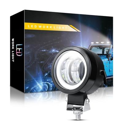 China YH aluminum car led lights 3 inch angel eyes 12v 20w led driving light for motorcycle for sale