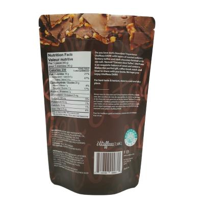 China Recyclable Custom Food Packaging Zip Seal Stand Up Pouches Matt Stand Up Pouch Zipper Bags, Sugar Packaging Bag for sale