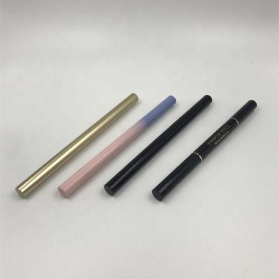 China High Quality Black Gradient Two Color Eyebrow Pen Gold Master Eyebrow Pencil With Brush for sale