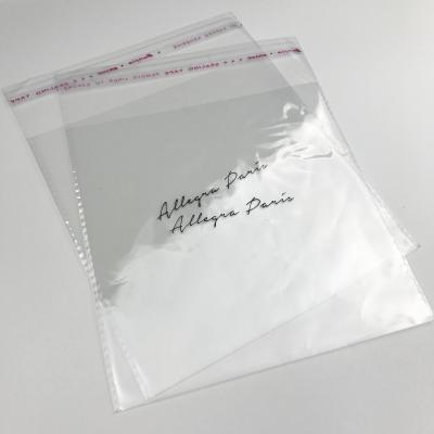 China Disposable Custom Poly Bag Packaging Self Adhesive Cellophane Clear Opp Plastic Bags for sale