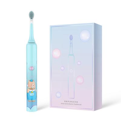 China Household APP Smart Play Child Teaching Toothbrush Intelligent Position Technology Automatic Friendly Children Electric Toothbrush for sale