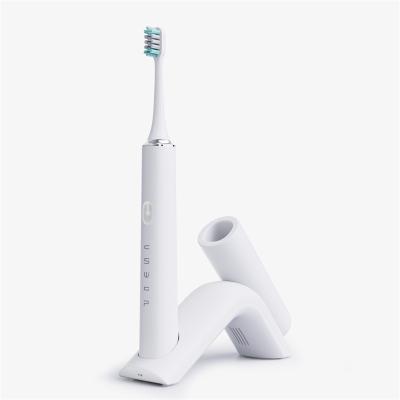 China Blue Sonic Electric Toothbrush Automatic Light Whitening Household Smart Toothbrush Toothpaste Optional Dispenser for sale