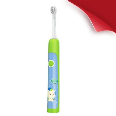 China Custom Household Rechargeable Sonic Electric Toothbrush Logo Cartoon Stickers Kids Toothbrush for sale