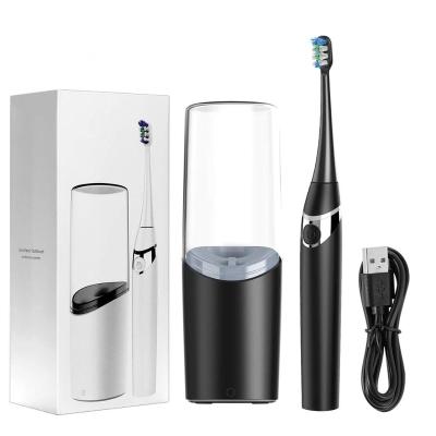 China IPX7 Household Ultrasonic Smart Adult Automatic Wireless Charging Diamonds Sonic Care Electric Toothbrush for sale