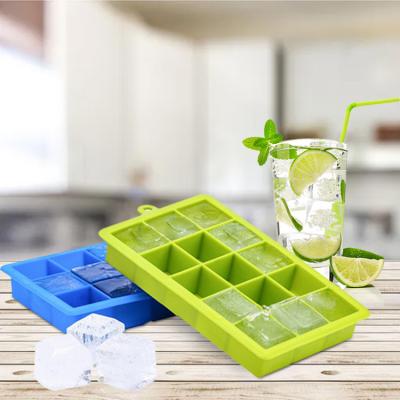 China Wholesale Viable 15 Cavity Ice Cube Mold Home Made Ice Cube Tray Ice Tray for sale