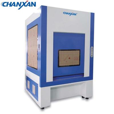 China Laser Marking CHANXAN CO2 Large Format Jeans Fabrics Wooden Flying Laser Marking Machine for sale