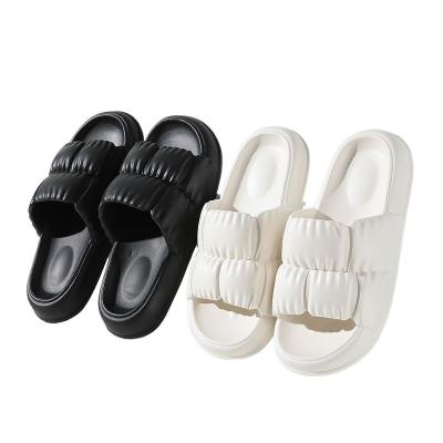 China Cushioning Wholesale Women's Best Quality Indoor Outdoor Girls Summer Slippers Ladies EVA Sandals Thick Bottom Non-slip Slippers for sale