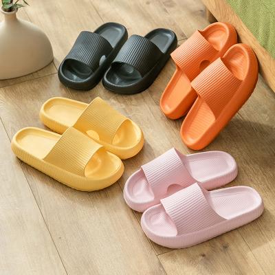 China Cushioning 2022 Hot Selling Eva Slide Lightweight Non-slip Quick Drying Shower Sides Bathroom Sandals Slippers For Women And Men for sale