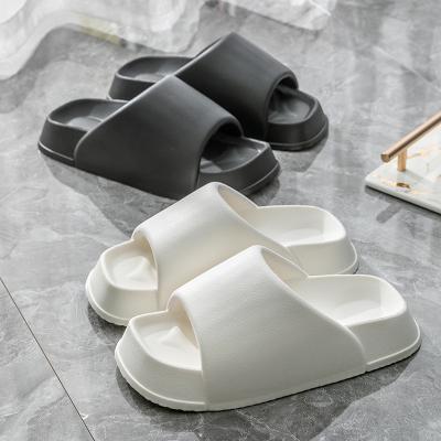 China 2023 Super Soft Marshmallow Cushioning Feeling EVA Light Weight Bathroom Men Women Indoor Home Slippers for sale