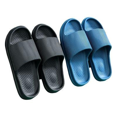 China Cushioning Wholesale 2023 New EVA Men's Slippers Step On Excrement Feeling Summer Lightweight Indoor Home Bathroom Non-Slip Slippers for sale