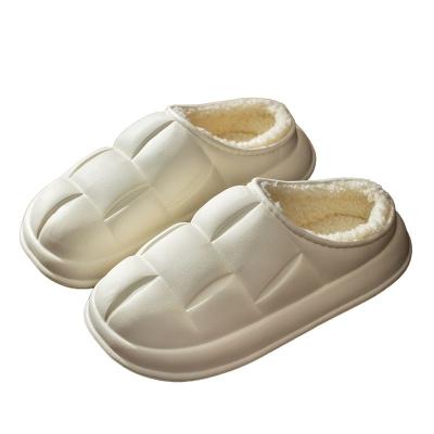 China Cushioning High Quality Slippers Full Plush Non Slip Warm Slippers Amazon Universal Indoor Slippers for sale