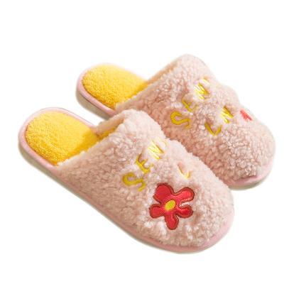 China Cushioning Warm Velvet Soft Slippers Shoes Indoor Fur For Lady Slipper Men Women Couple Home Lovers Bedroom Winter Slippers for sale