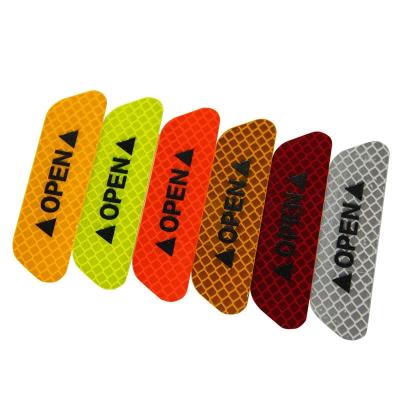 China Factory Outlet Tearable Stickers Waterproof Warning Reflective Safety PET PVC PC Stickers for sale