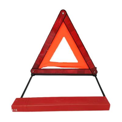 China Road Safety Waterproof High Quality Warning Triangle Foldable Portable Reflective Triangle For Car Accident At Night for sale