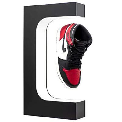 China American Acrylic Rotating Sneakers Levitating Magnetic Shoe Display Shop Fancy Display for sale