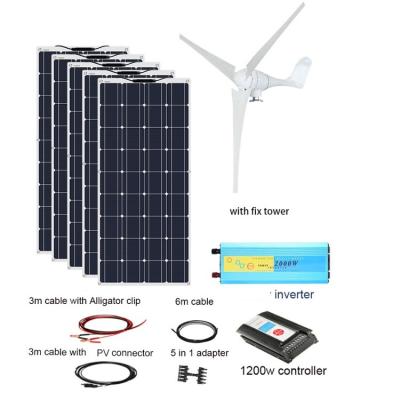 China Hot Sale Home Wind Power System 24v 48v 240v 380v Off Grid 2500w 3000w Wind Turbine Generation Circuit for sale