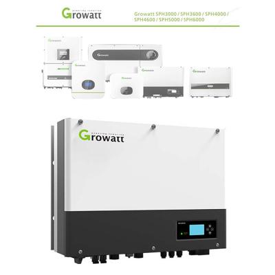 China Growatt SPH3600TL BH-UP 7200W Series Inverter Solar Inverter SPH3000-6000TL BH-UP 130X458x565x188mm for sale